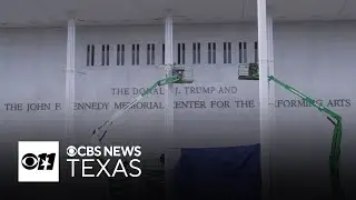 Democratic lawmaker sues to have Trump's name removed from Kennedy Center