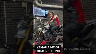 Yamaha MT-09 Dyno Test Exhaust Sound  #shorts #yamaha #mt09 #dyno #sound #exhaust #trending #short