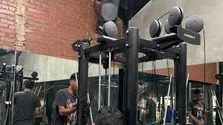 Pemasangan alat fitnes insight impulse di chooper gym bandung