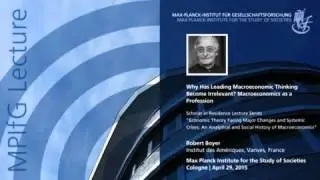 Robert Boyer  Why Has Leading Macroeconomic Thinking Become Irrelevant  Macroeconomics as a Professi