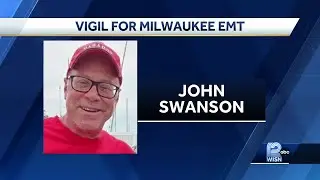 Vigil held for for Milwaukee EMT who died after falling in to Lake Michigan