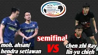hendra/ ahsan [vs] vs chen zhi ray/ lin yu chieh [tpe] || semifinal Australia open 2024