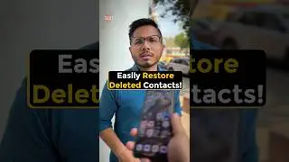How To Recover Deleted Contacts! #gadgets360 #techreels #techtrends #contact #googlecontacts #howto