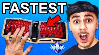 I Destroyed Ranked Fortnite With The Worlds FASTEST Gaming Keyboard!