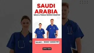 Male/Female Nurses Job Vacancy SAUDI #abroadjobstamil #saudijobvacancy #bscnursing #nursejob