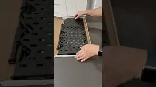 IKEA Kitchen Drawer Pegboard Organiser #kitchen #organize #ikea #hack #shorts #shortvideo