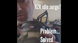 Повышенные обороты холостого хода у RZR 800S, замена впускного коллектора, чистка дроссельной заслонки. #какэтосделать #диагностика