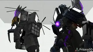 Titan Tv Man 1.0 VS Upgraded Titan Tv Man Part 2 #skibiditoilet