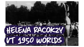 Helena Racokzy - Vault - 1950 World Gymnastics Championships