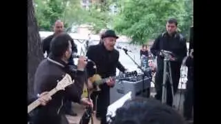 London Calling cover for inauguration Joe Strummer Square (Granada, 20 may 2013)