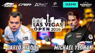 CARLO BIADO 🇵🇭VS 🇺🇸MICHAEL YEDNAK | Winner Round 1 | LAS VEGAS MEN&rsquo;S OPEN