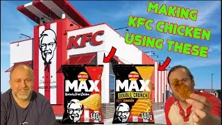 MAKING KFC CHICKEN USING KFC WALKERS MAX CHIPS CRISPS