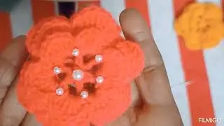 #crochet poshak & flowers #woolen design dress #laddu gopal woolen dress #kahan ji dress 