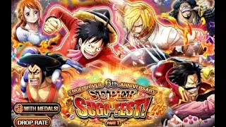 [OPTC] 6th Anni Sugo - Part 1 (2 more regretful multis)