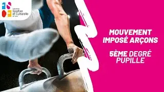 FSCF Gymnastique masculine : mouvement impos&eacute; ar&ccedil;ons (5&egrave;me degr&eacute; Pupille)