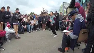 BATTLE WHO GOT THE FLOWER [ TOP ROCK ] Bgirl SAN ANDREA