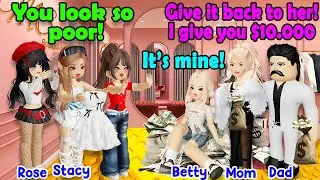 🏡 TEXT TO SPEECH 💸 Rich Parents Adopted Me, But My Friends Are Jealous With Me 👑 Roblox Story