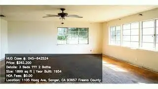 045 642524 1105 Hoag Ave Sanger CA 93657 Fresno County