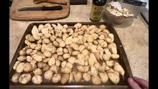 Making crackers using puffballs Pt II