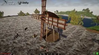 Rising World - Physikbasierte Windm&uuml;hle, Asset-Bundle [Unity Version]