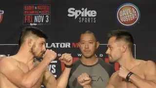 Bellator 186 Weigh Ins : Scott Clymer vs  Mike Putnam