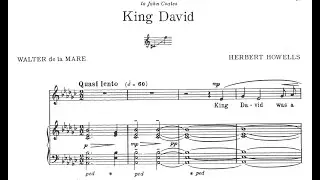 Herbert Howells - King David (score video)