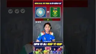 India vs Pakistan in ODI World Cup Head to Head | India Cricket Records | Cricket Quiz #cricket