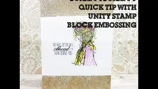 ScrappyScrappy - Block Glitter Embossing