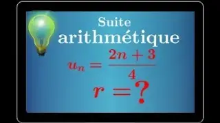 Reconnaître une suite arithmétique • Trouver la raison et le premier terme • Première S ES STI