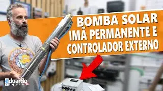 BOMBA de água SOLAR e Controlador Externo Muito fácil Instalar