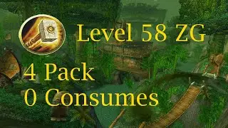 Classic WoW - Level 58 Paladin ZG 4 Pack (0 Consumes)