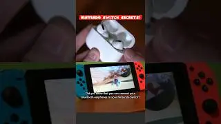 Connect Bluetooth earphones to Nintendo Switch! 🎧 | Nintendo Switch Secrets!