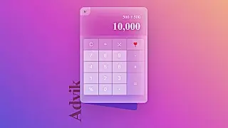 Modern HTML CSS Calculator App UI: Design Your Calculations with Style