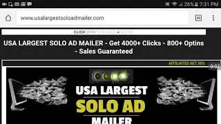 USA Largest Solo Ad Mailer Scam. Reviewed and tested it's Garbage!