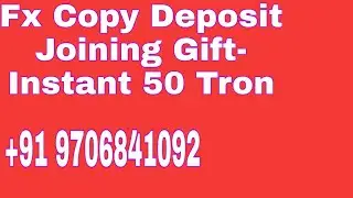 How to deposit usdt money in Fx copy, How to activate fx copy trading account, how to create fx