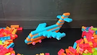 Satisfying DIY Lego Airplane | Lego Building Blocks Videos #buildingblockstoys #lego