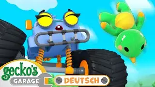 Mollys  Teddy ist verschwunden | 90-min&uuml;tige Zusammenstellung｜Geckos Garage Deutsch｜LKW f&uuml;r Kinder🦎