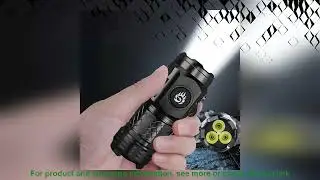 Three-Eyed Monster Mini Flash Super Power Flashlight Flashlight Strong Light Rechargeable Super Bri