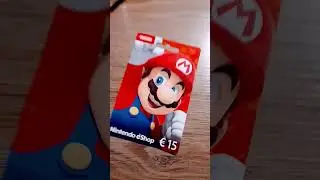 #nintendo #eshop #card #supermario