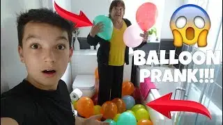 INSANE BALLOON PRANK (On My GRANDMA!)