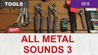 METAL SOUND EFFECTS 3 | Clinks | Tings | Hit | Hammer | Sweep | Artifacts | Tools | Weapons
