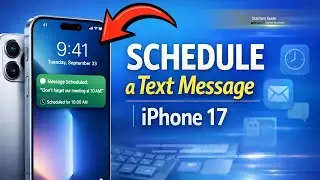 Schedule a Text Message on iPhone 17 Series