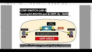 CCNP SWITCH Routing LAB SVI vs Routed port by MANI
