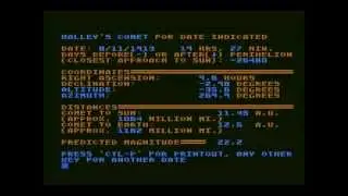 Halley Hunter for the Atari 8-bit family