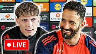 🔴 LIVE | Ruben Amorim and Alejandro Garnacho pre-match press conference | Man Utd v Athletic Bilbao
