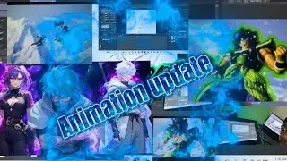 Animation update video!!! #digitalart #digitalpainting #stopmotionanimation #dragonball #animation 