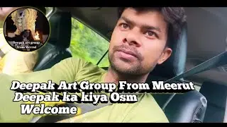 krishna Janmashtami program se Phele Mila Deepak Art Group From Meerut ki Tim k Deepak ko Osm ,,,,,,