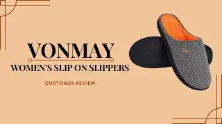 VONMAY Women's Slip On Slippers Review: Cozy Two-Tone Memory Foam House Shoes!