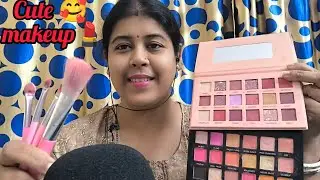 ASMR doing your Cute 🥰 look makeup💄💄(Personal attention) 
