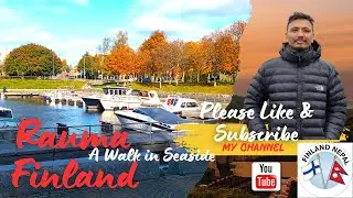 Walk to Seaside at Rauma Finland